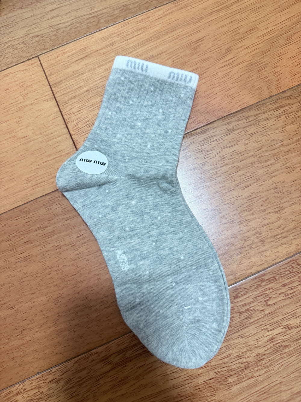 Light Gray No-Show Athletic Sock Size 22-25cm
